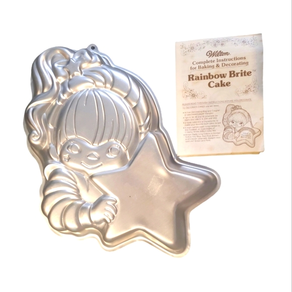 Wilton 1983 Rainbow Brite Cake Pan & Instructions - Picture 1 of 5